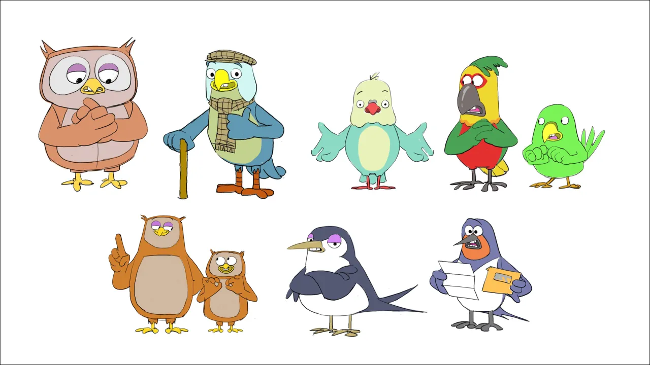 Early sketches of the flock