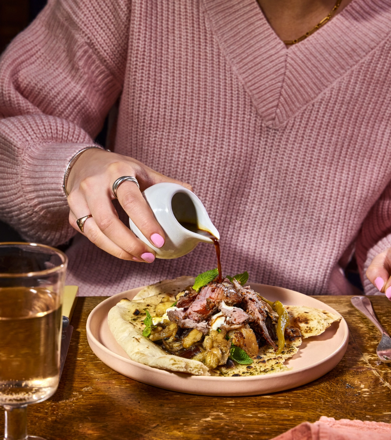 Everyday moments were captured to accompany recipes