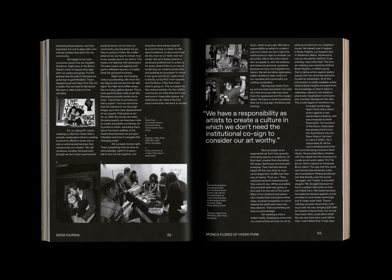 Deem Issue One. Courtesy of Deem Journal