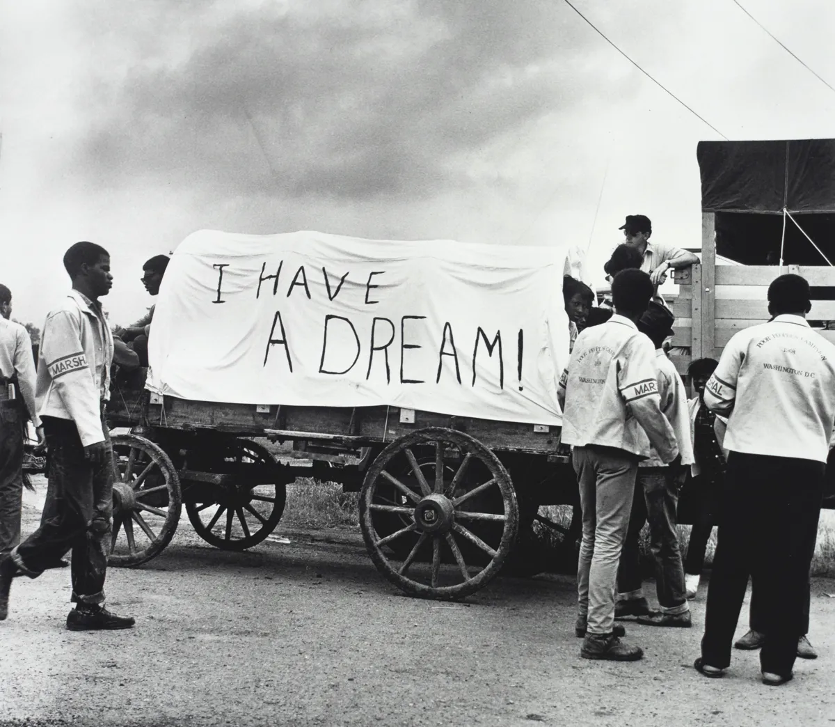 Mule Train leaves for Washington, Poor People's March, Marks, MS, May 1968 © Estate of Ernest C Withers. Courtesy of Michael Hoppen Gallery