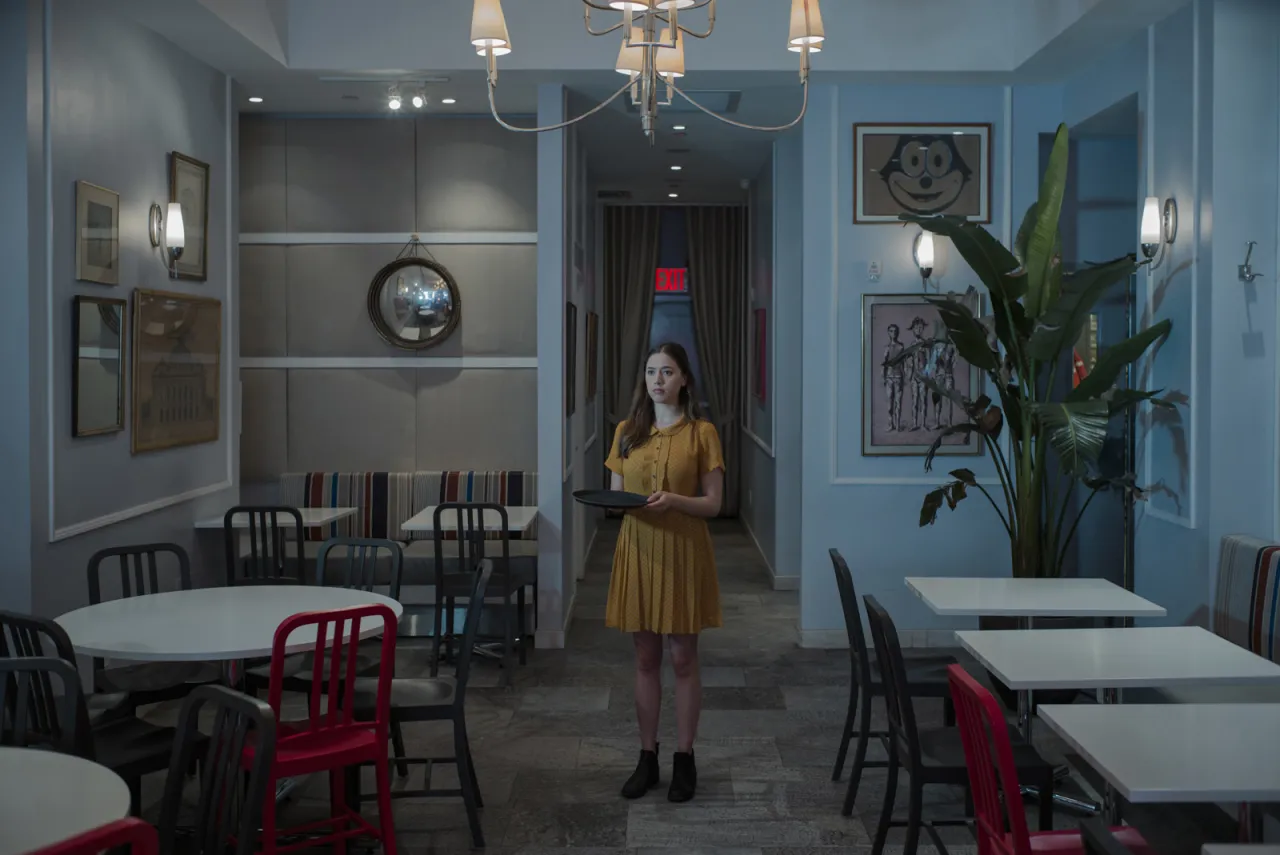 Nanda Valencia, actress & waitress at a vegan restaurant