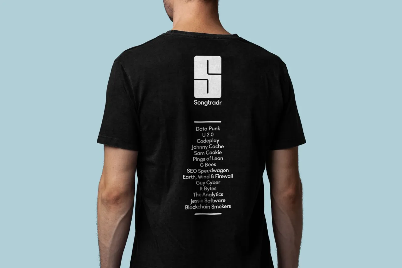 Sonic branding, as part of [The Stone Twins](https://www.creativeboom.com/news/songtradr/) rebrand Songtradr to celebrate a platform 'where music meets'