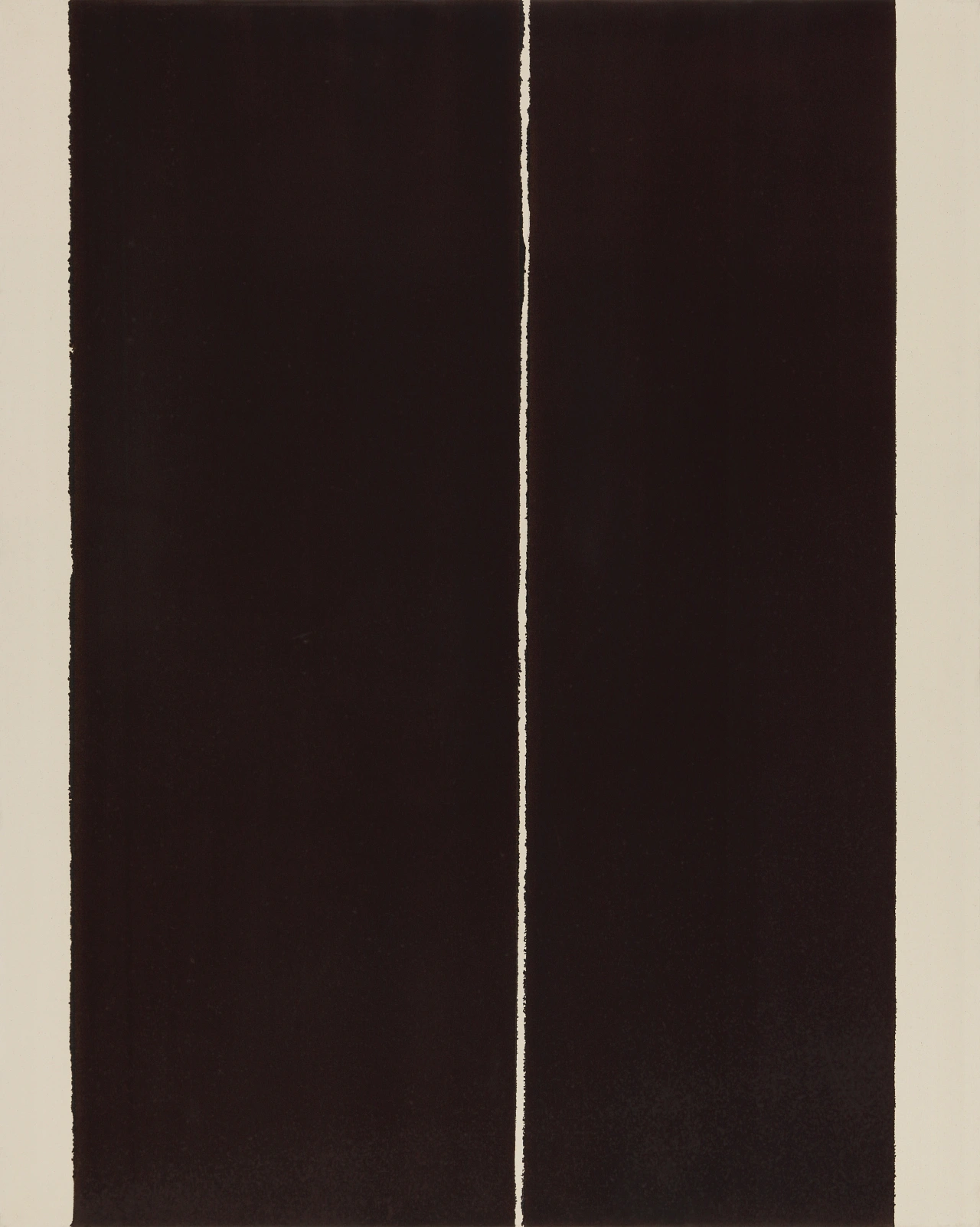 Yun Hyong-keun Burnt Umber & Ultramarine Blue 2007 Oil on cotton 227.5 x 182.3 cm © Yun Seong-ryeol. Courtesy of PKM Gallery.