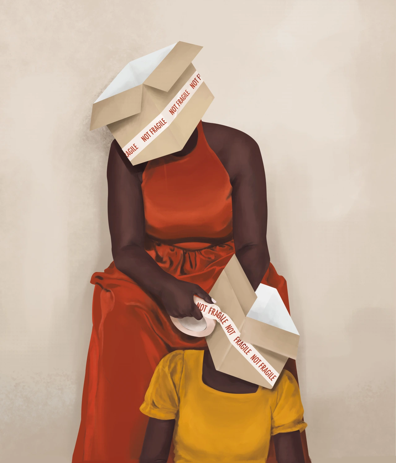 Autumn Dresses, 2021 © Charlene Komuntale