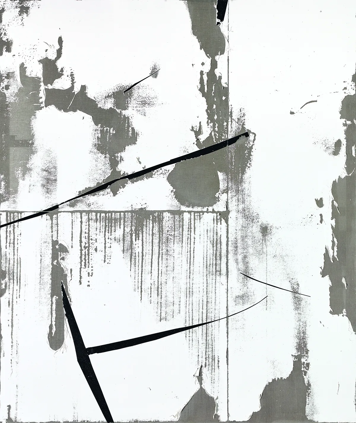 Secundino Hernández Untitled, 2017 Acrylic, rabbit skin glue, chalk, calcium carbonate and titanium white on linen 311 x 261 x 4 cm 122 1/2 x 102 3/4 x 1 5/8 in Courtesy the Artist and Victoria Miro, London © Secundino Hernández