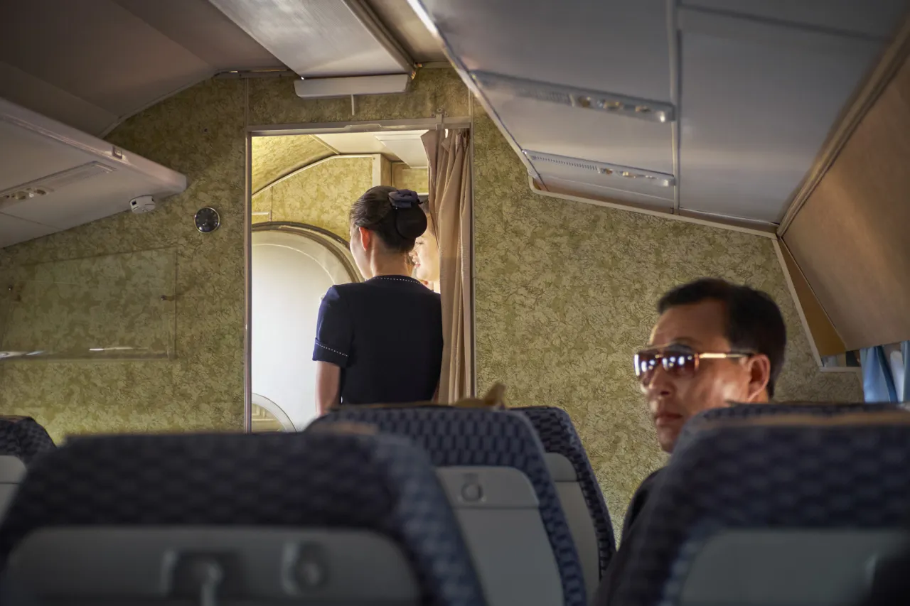 Passenger on the Tupolev-134