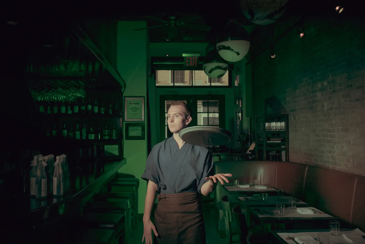 Zach Wachter, actor & waiter at a Tribeca Japanese restaurant
