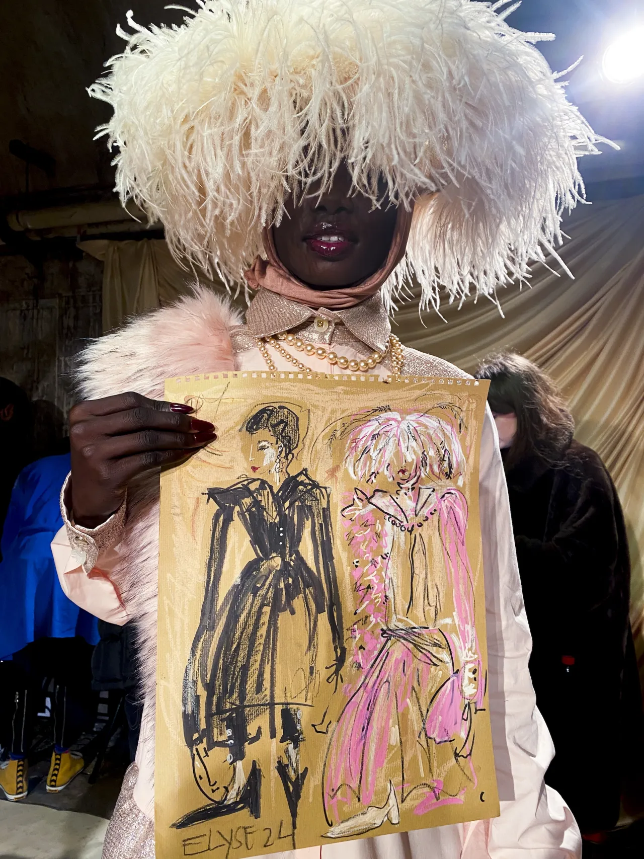Illustrations by Elyse Blackshaw for a Sabriah event.
