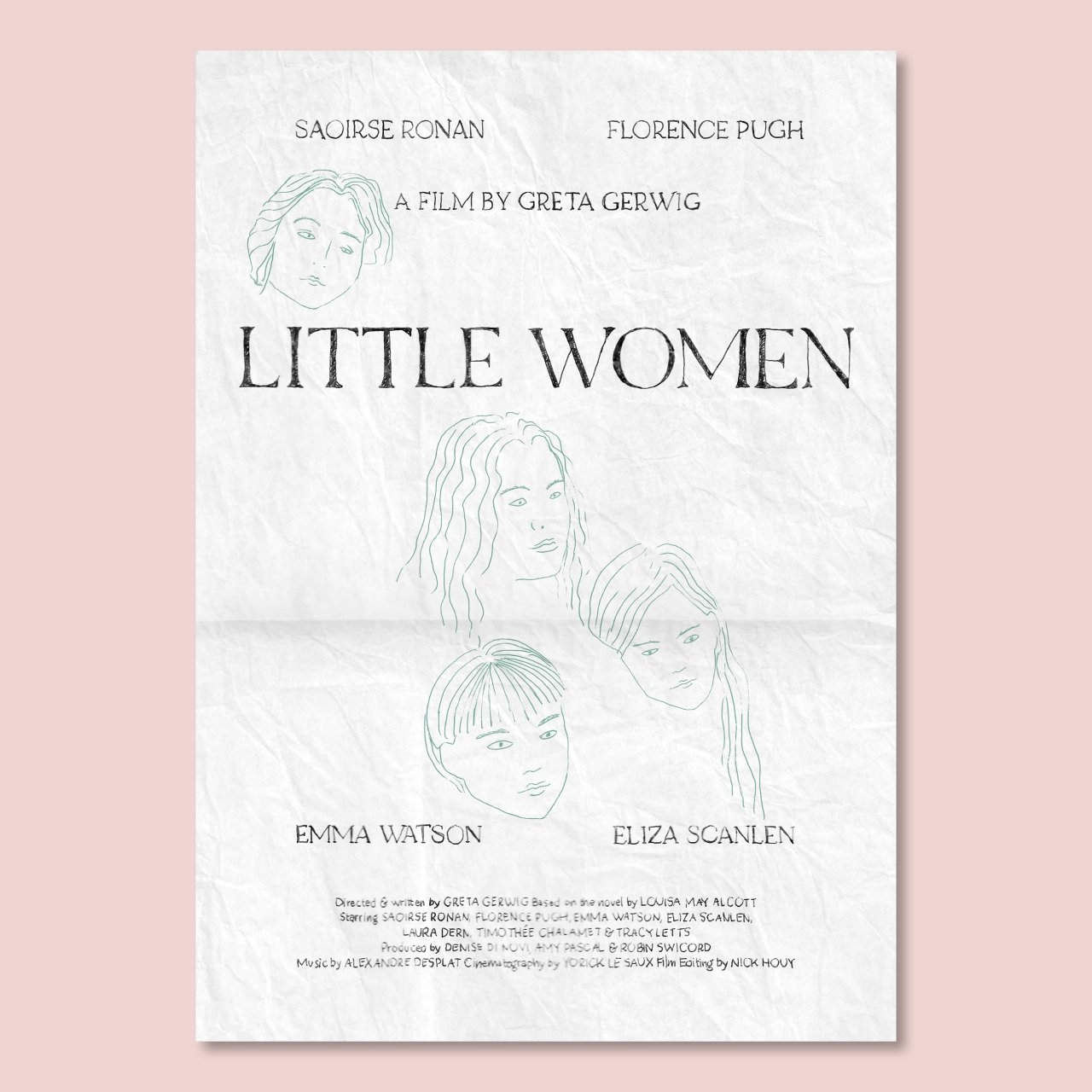 Director, Greta Gerwig © Double Bill Posters, 2021