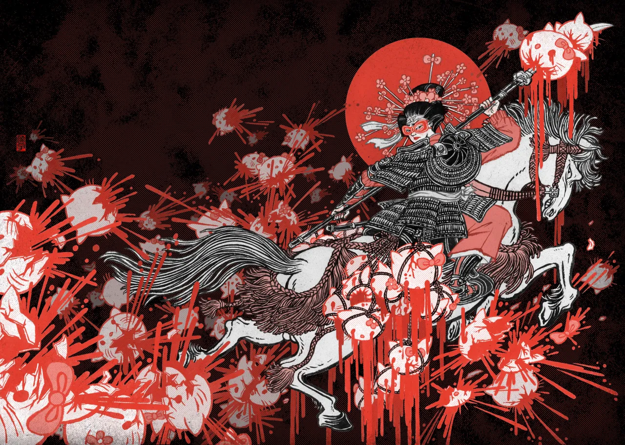 Hell-O-Kitty, personal work