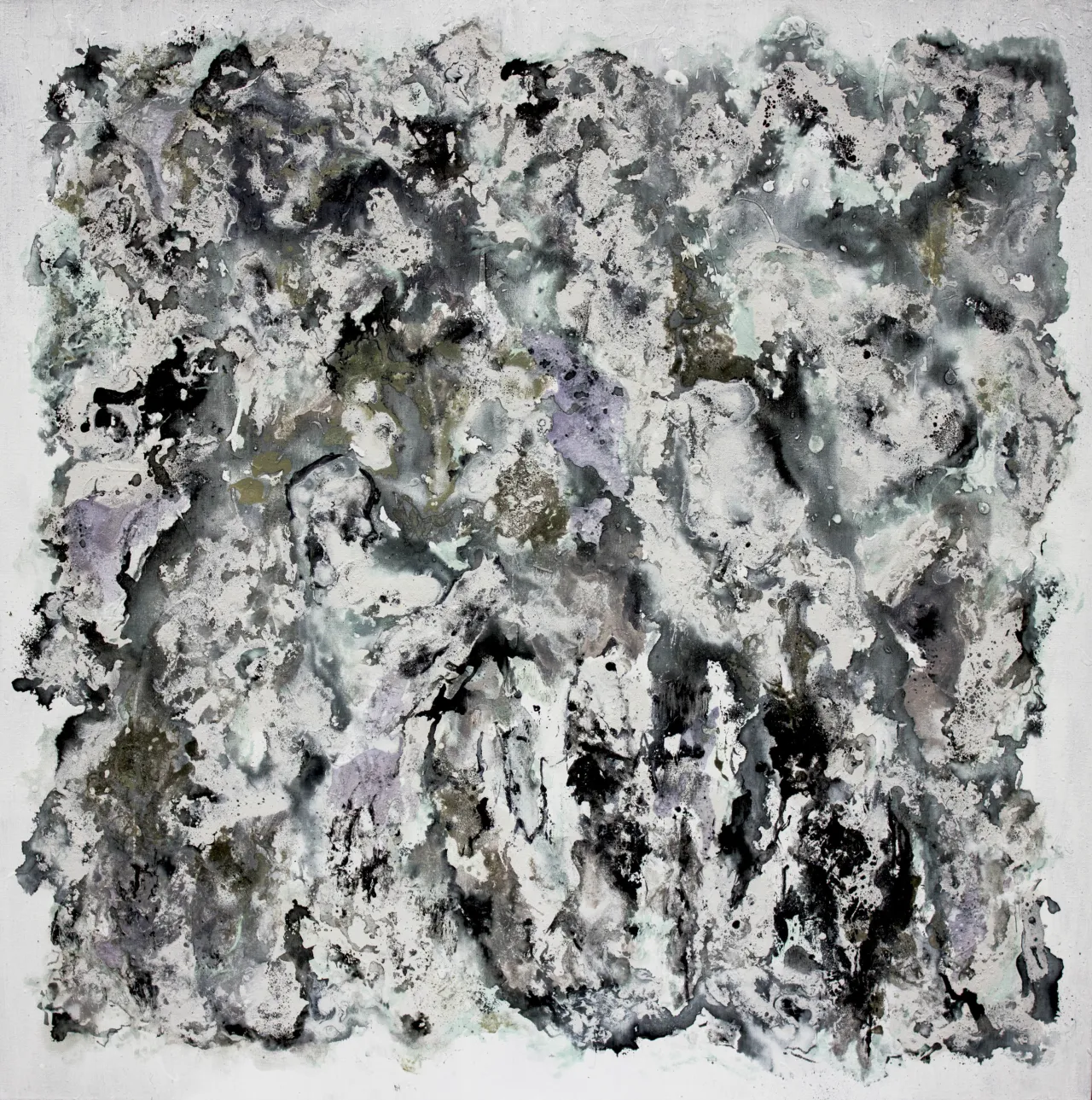 'Yoni' 2017 100cm x 100cm Mixed media on canvas