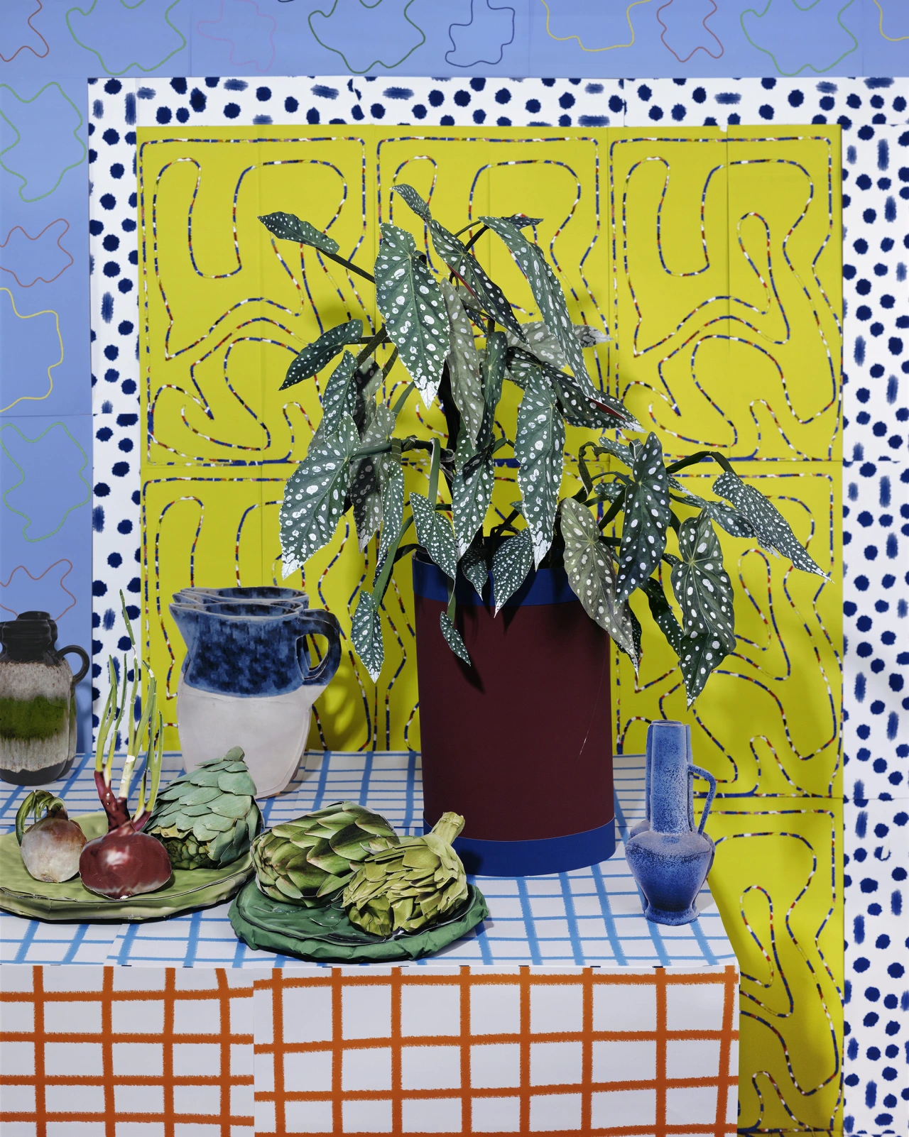 Begonia and Artichokes © Daniel Gordon