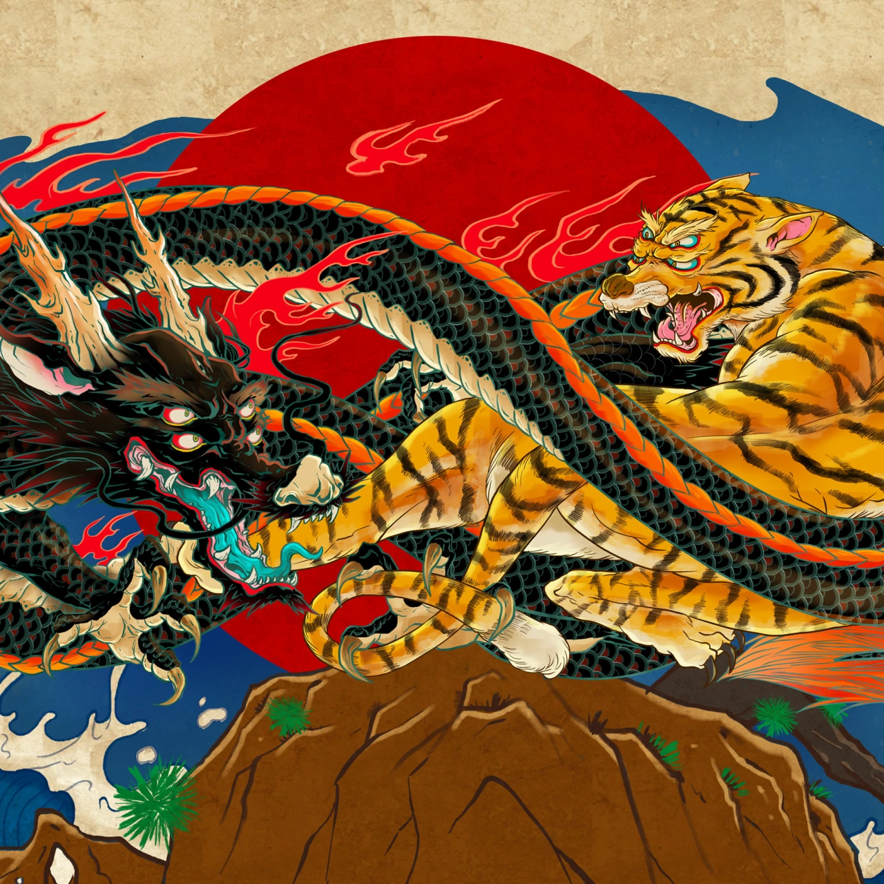 Images of Legendary Beast by Daybreak Li. A' Design Award Winner for Graphics and Visual Communication Design Category, 2019-2020.