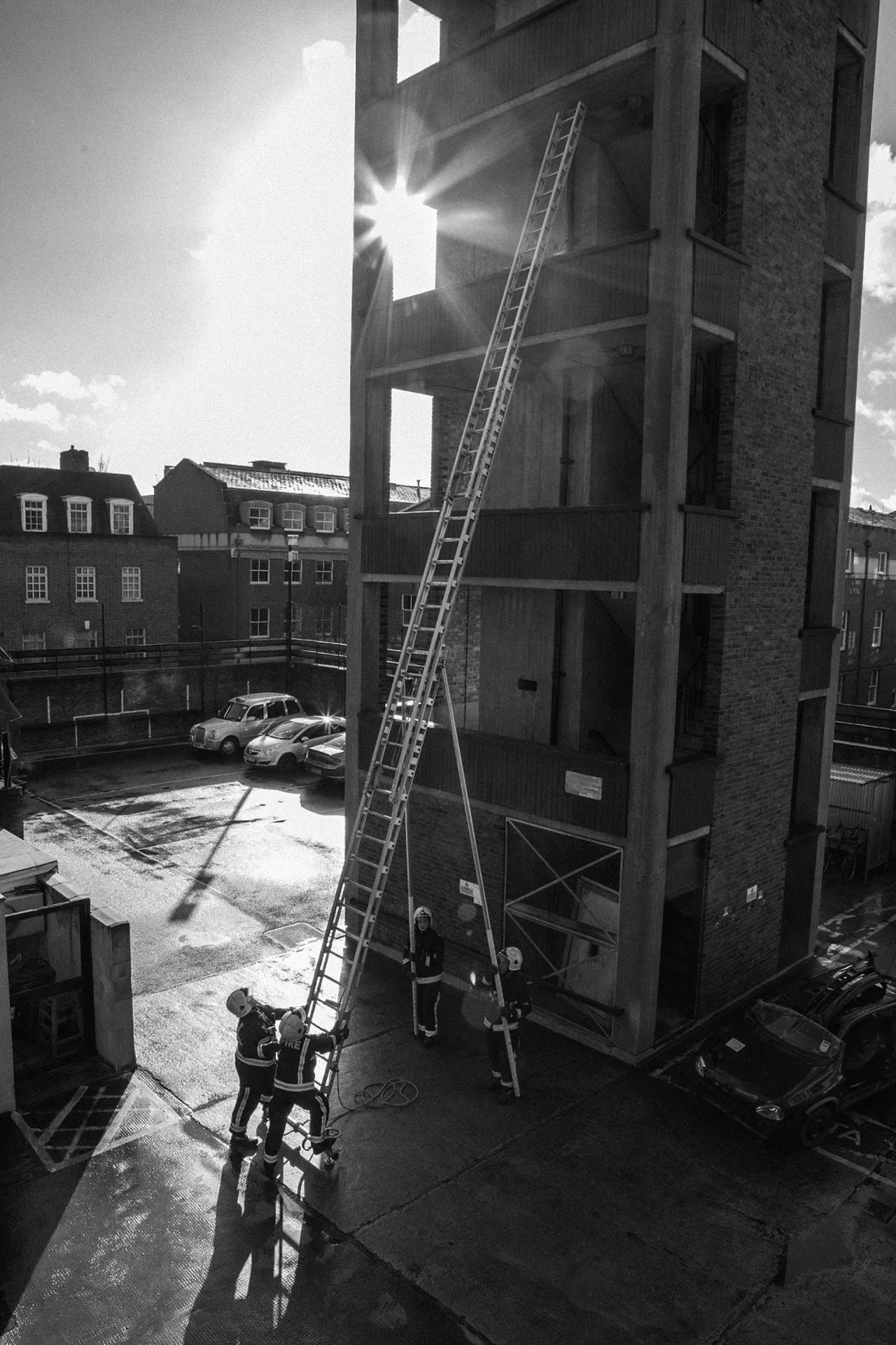 Clerkenwell Fire Station, which closed after 142 years. Rosebery Avenue - 2014