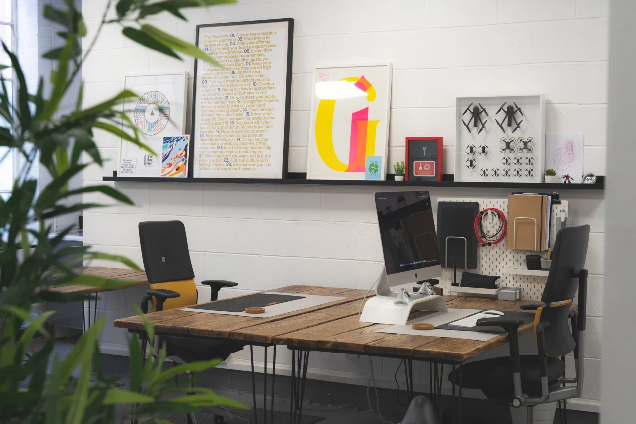 Office of [Chris Wilson](https://www.stckmn.com/). Image courtesy of the designer.