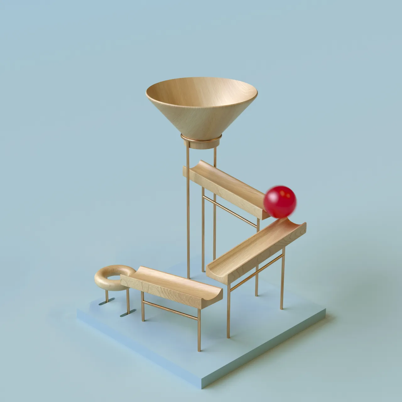Red Series 3D Animation Loops by Valentin Heinrich. Winner in the Movie, Video and Animation Design Category, 2018-2019.