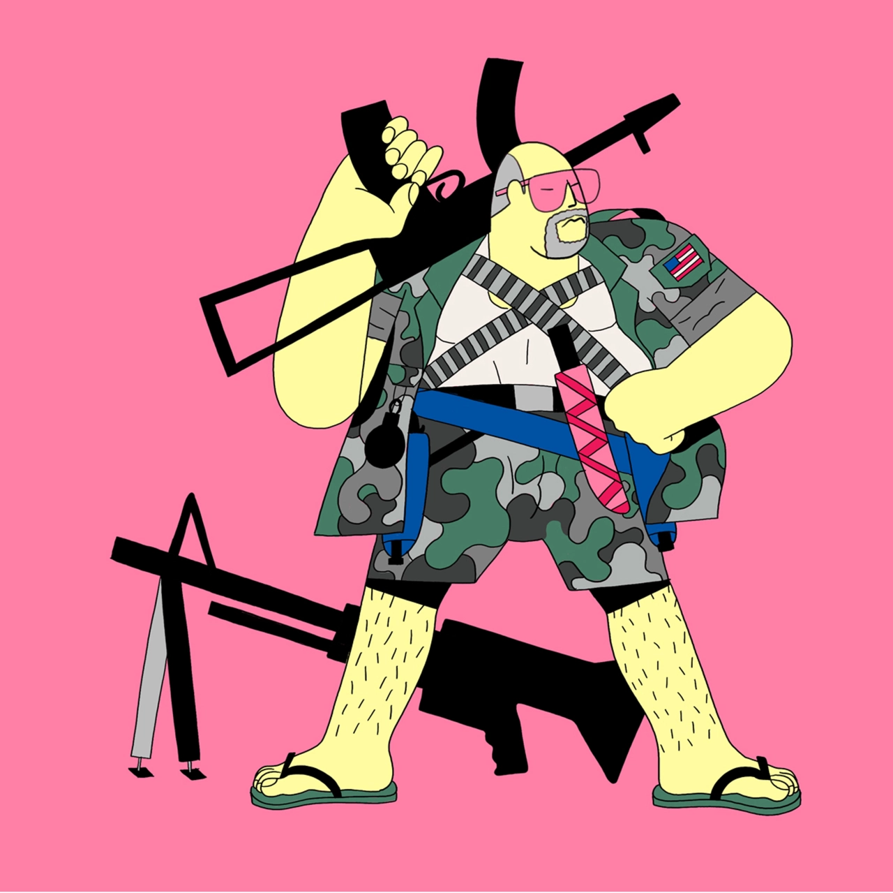 [Weaponoid](https://quaranoids.com/gallery/weaponoid) by [Fabio Buonocore](https://fabuloworld.tumblr.com/)