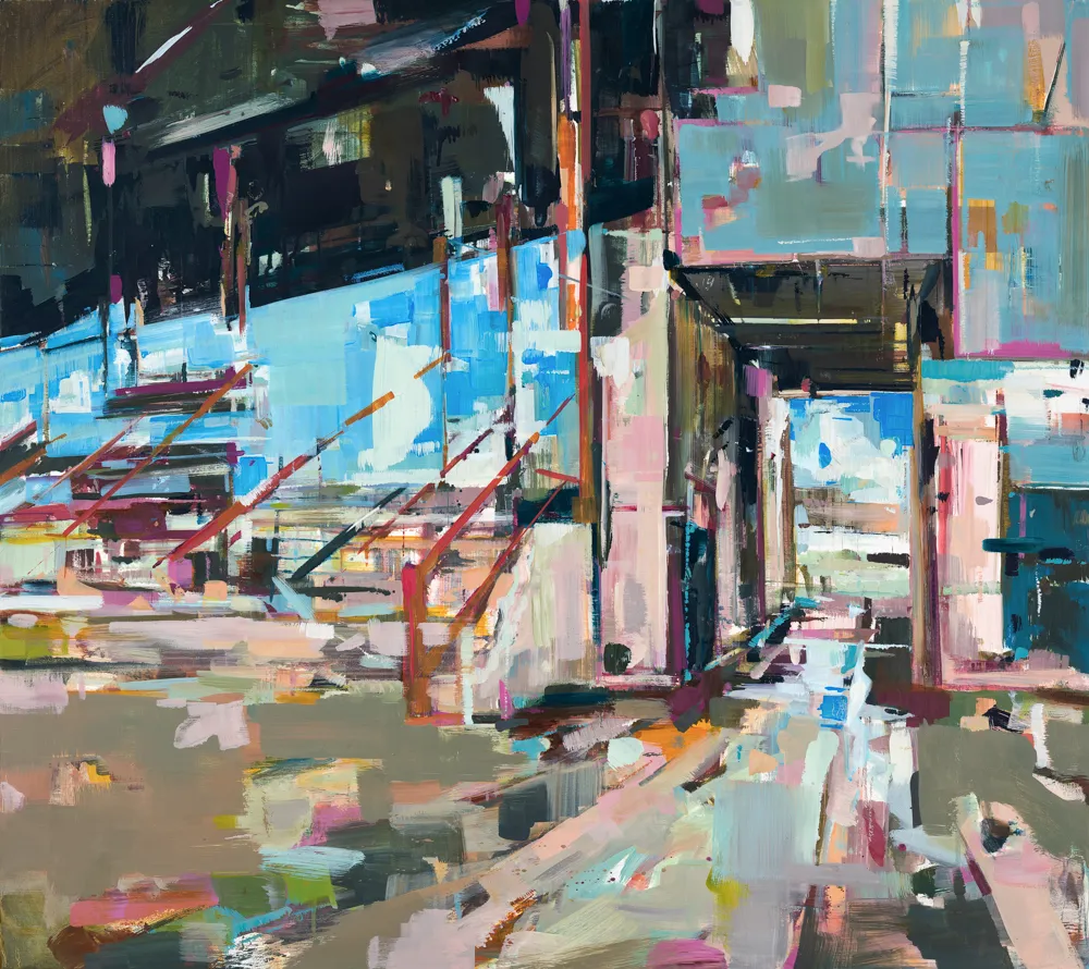 Best Seat, oil on canvas, 80x90cm. © Katharine Le Hardy