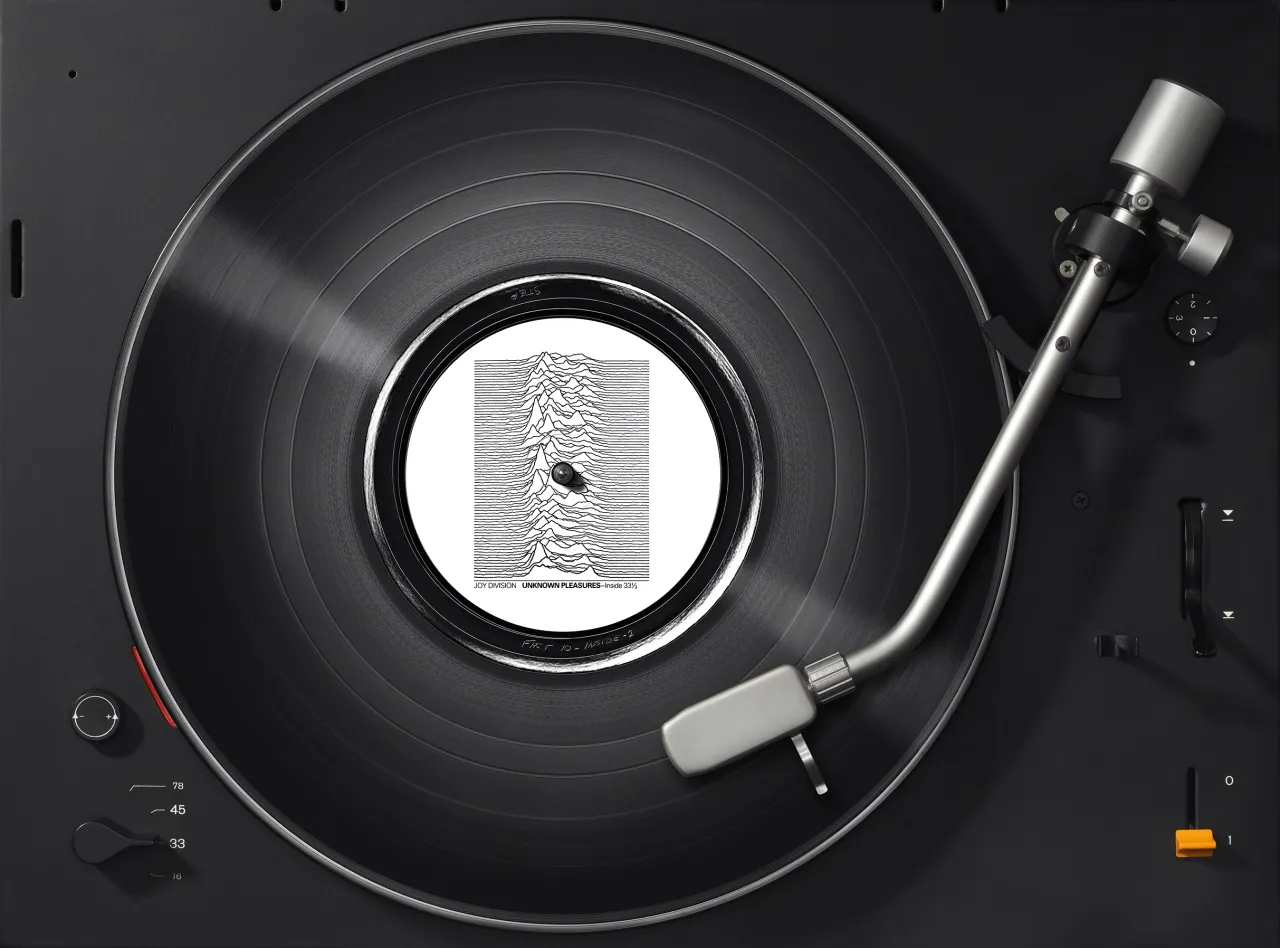 Joy Division – Unknown Pleasures on Braun. Image Credit: Kai Schäfer
