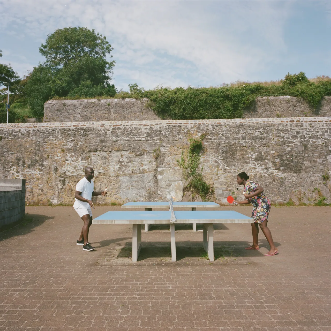 Manasseh with niece Oye, Mountwise, Plymouth (2017) - Suki Dhanda