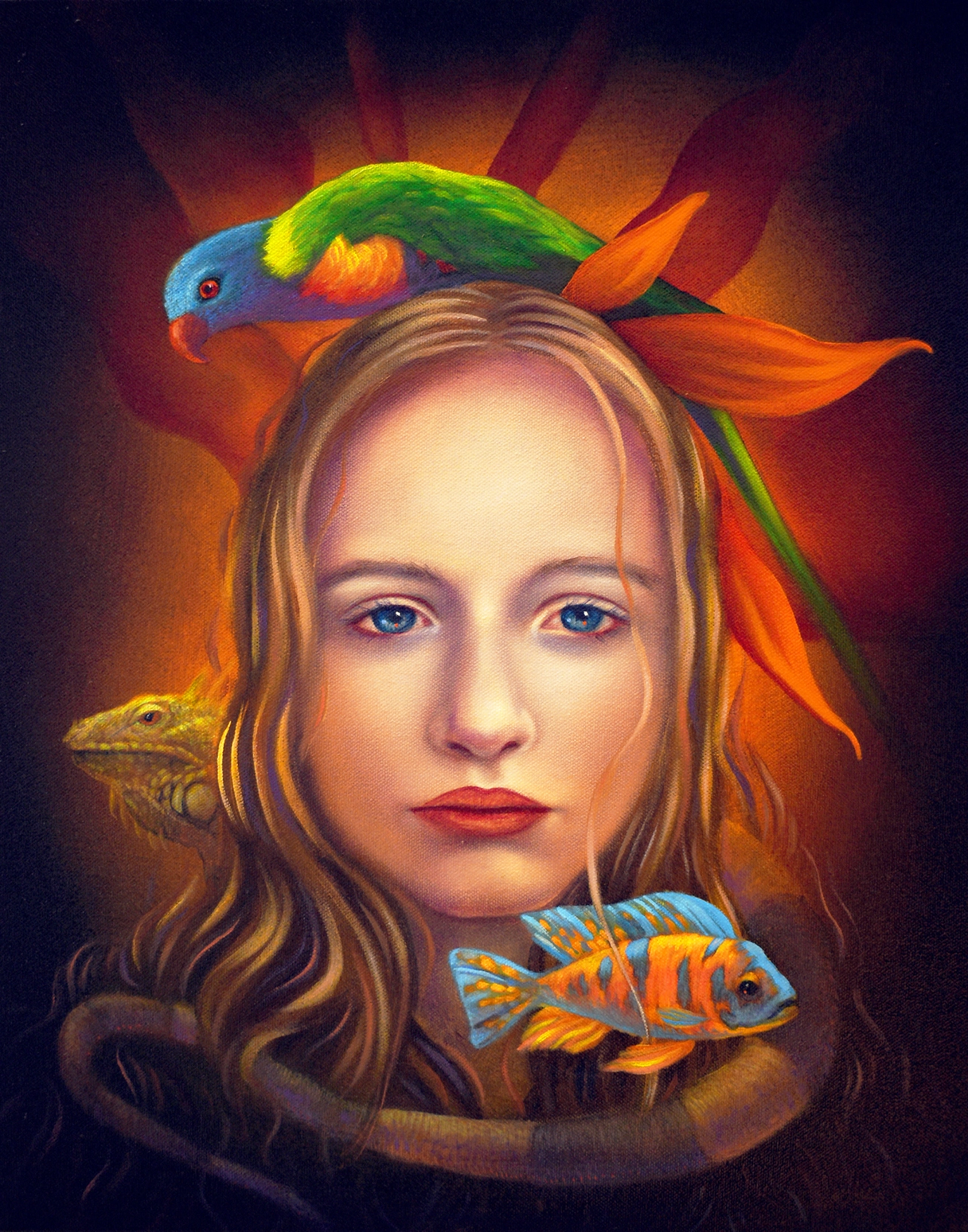 Extra Titian, 2020, oil on canvas, 20 x 16 inches © Ryan Martin