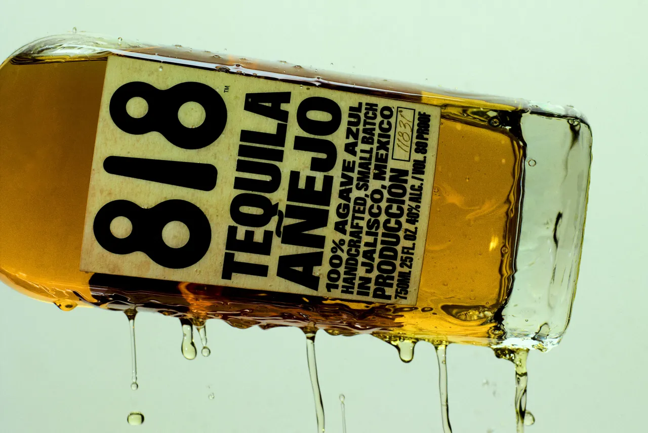 818 Tequila. Design and art direction by Zak Group; photograph by Thibaut Grevet