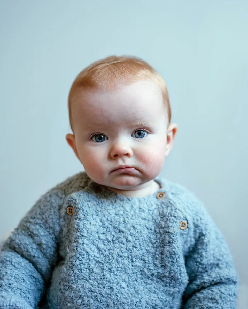 Mabel, London © Dan Sully. "My beautiful daughter, Mabel, at seven months. I usually encourage her to smile when I take photos of her but this time I captured her natural, quizzical look."