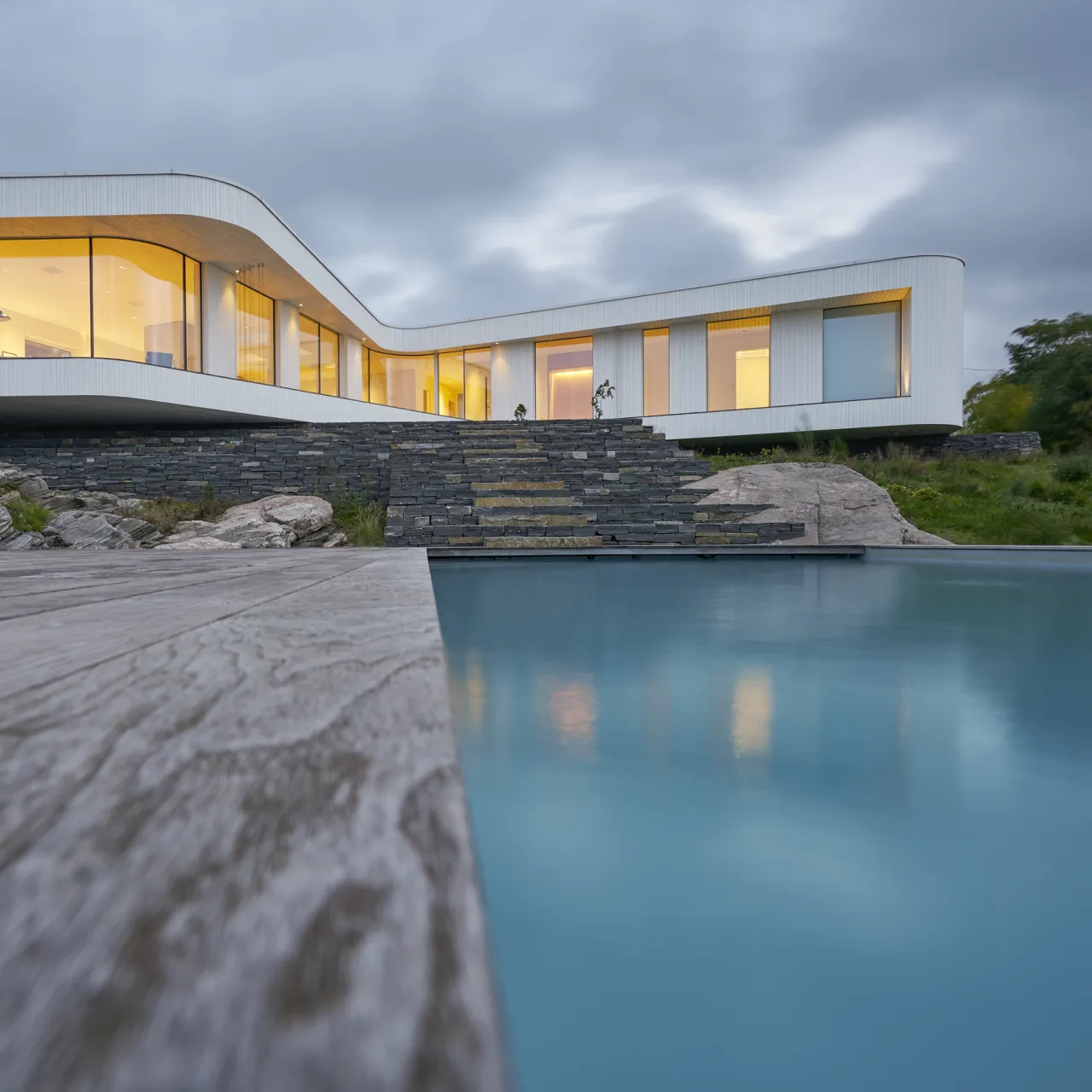 Villa At House by Todd Saunders. Winner in the Architecture, Building and Structure Design Category, 2018-2019.