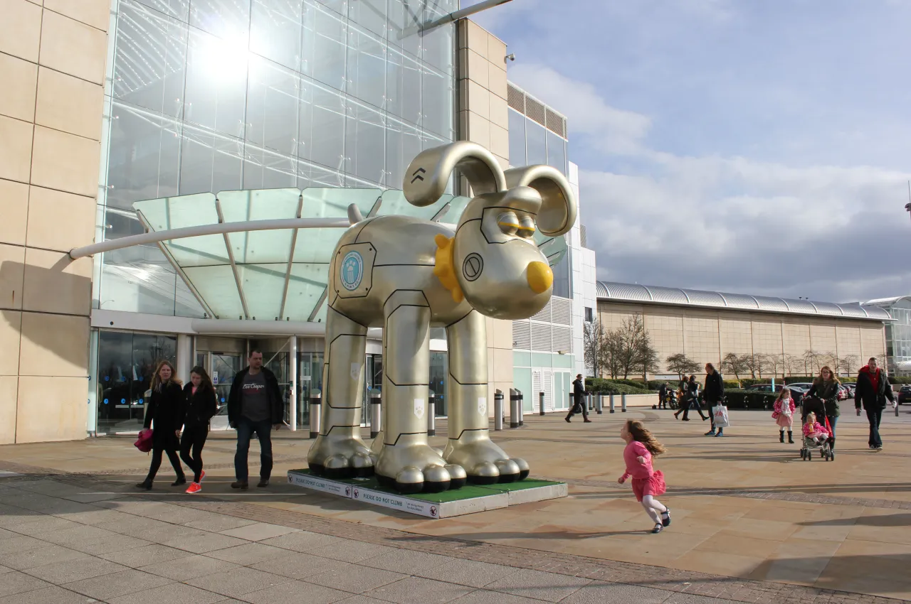 Giant Gromit sculpture designed for a Hong Kong exhibition