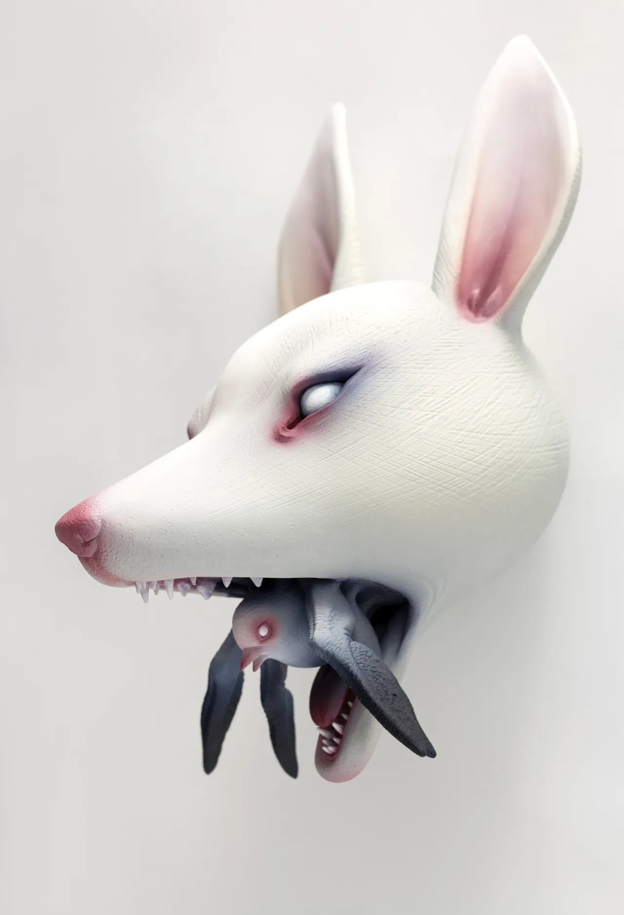 Shout Ceramic, cold finish 11" x 5" x 9" 2017 | © Erika Sanada