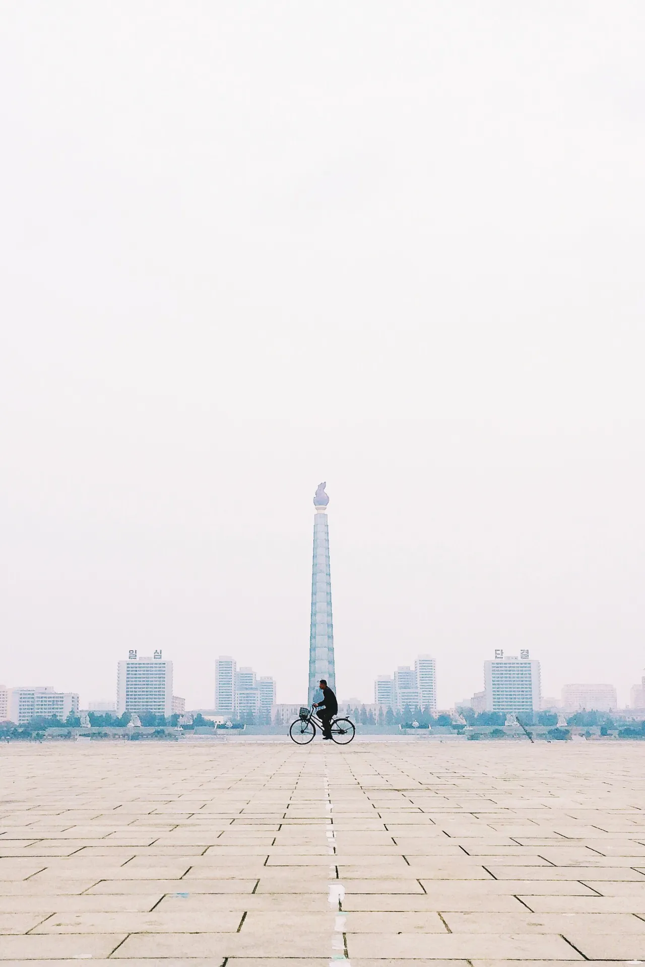 The lone biker of Pyongyang