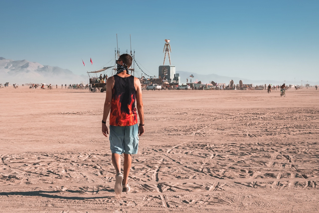 Burning Man. Image licensed via Adobe Stock