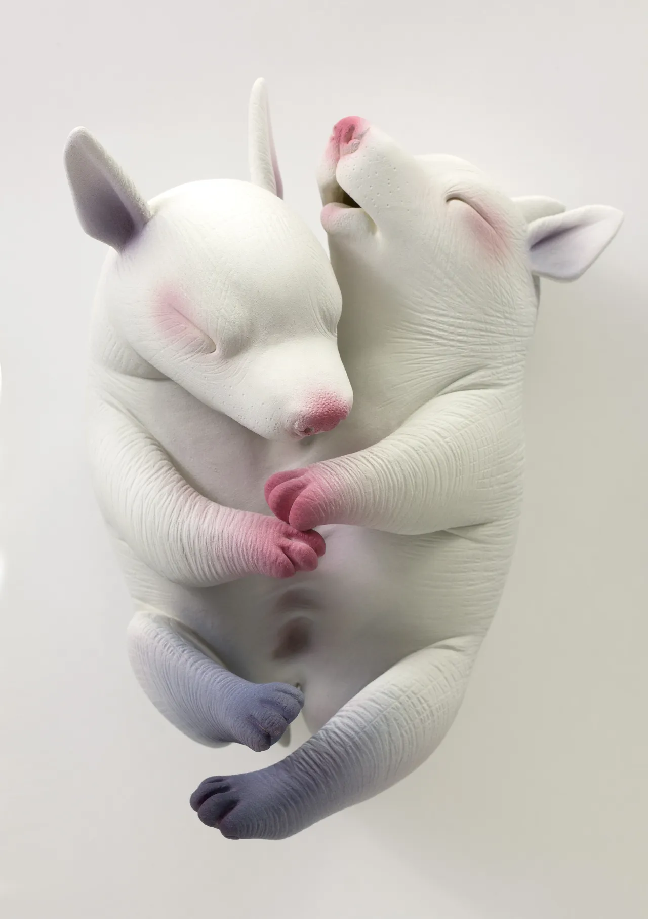 Togetherness  Ceramic, cold finish 7" x 5" x 4" 2017 | © Erika Sanada