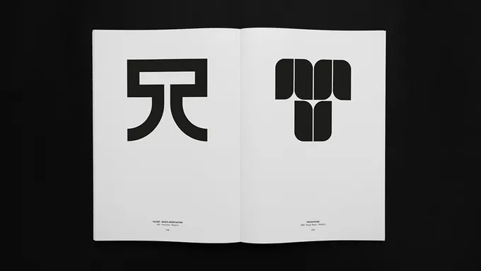 Letters as Symbols book spread