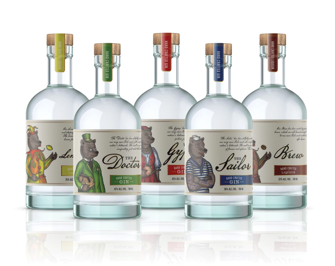 Packaging for Tiny Bear Distillery by Mila Katagarova