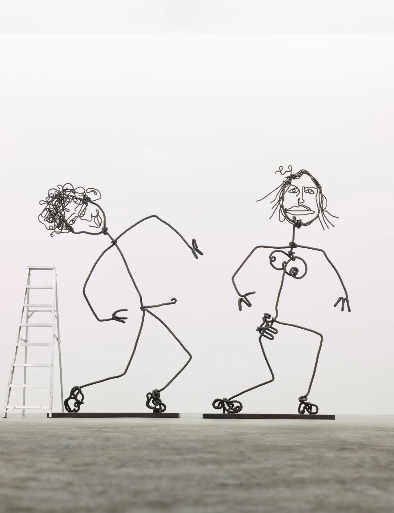 Tim Noble and Sue Webster, Standing (A Lovely Pair), 2017, Courtesy the artists and BlainSouthern, Photo Peter Mallet