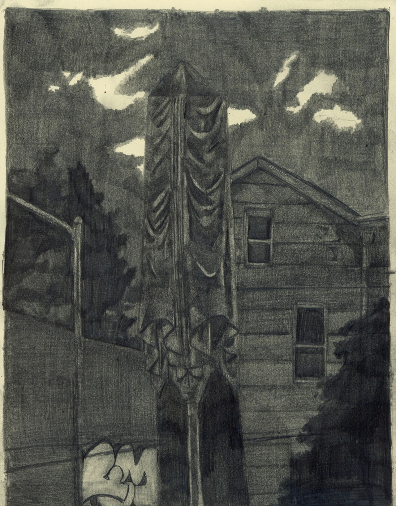 Obelisk & House © Julian Alexander