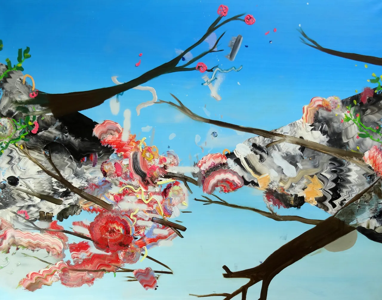Witches Broom – Oil on Canvas, 2016 – Jane Rainey
