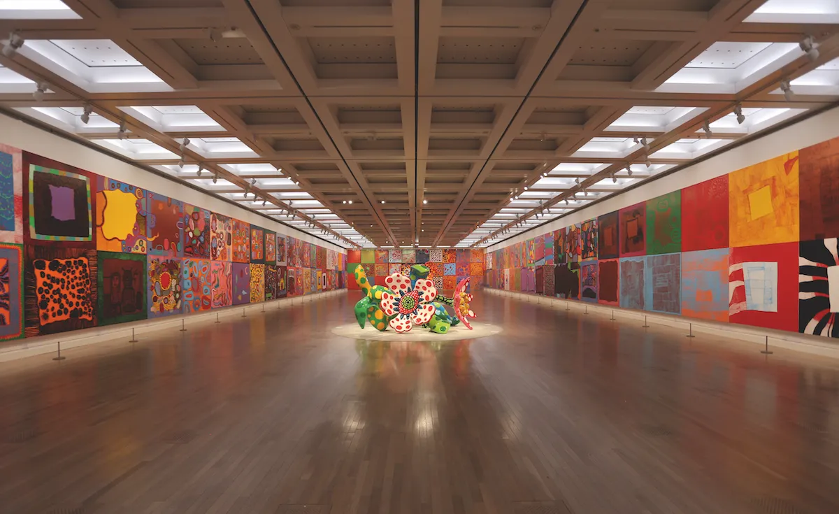 Yayoi Kusama: My Eternal Soul, installation view, The National Art Center, Tokyo, 2017. Picture credit: artwork © Yayoi Kusama (pages 176-177)