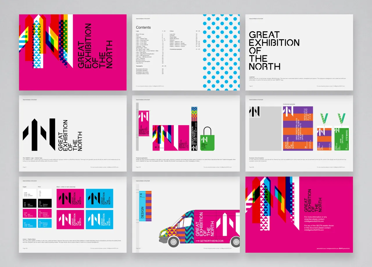 Great Exhibition of The North identity