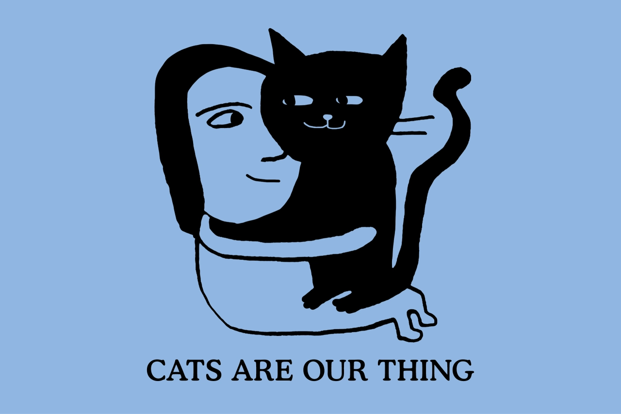 Cat Person brand mark, commissioned by Paul Davis