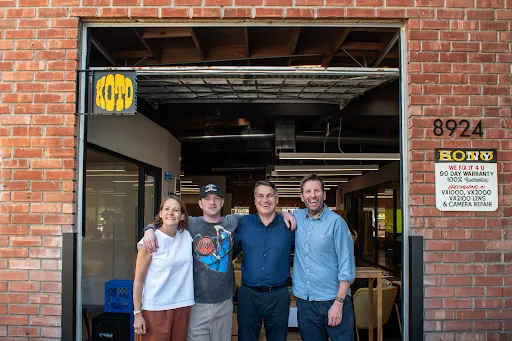 Koto founders and Charles Fallon