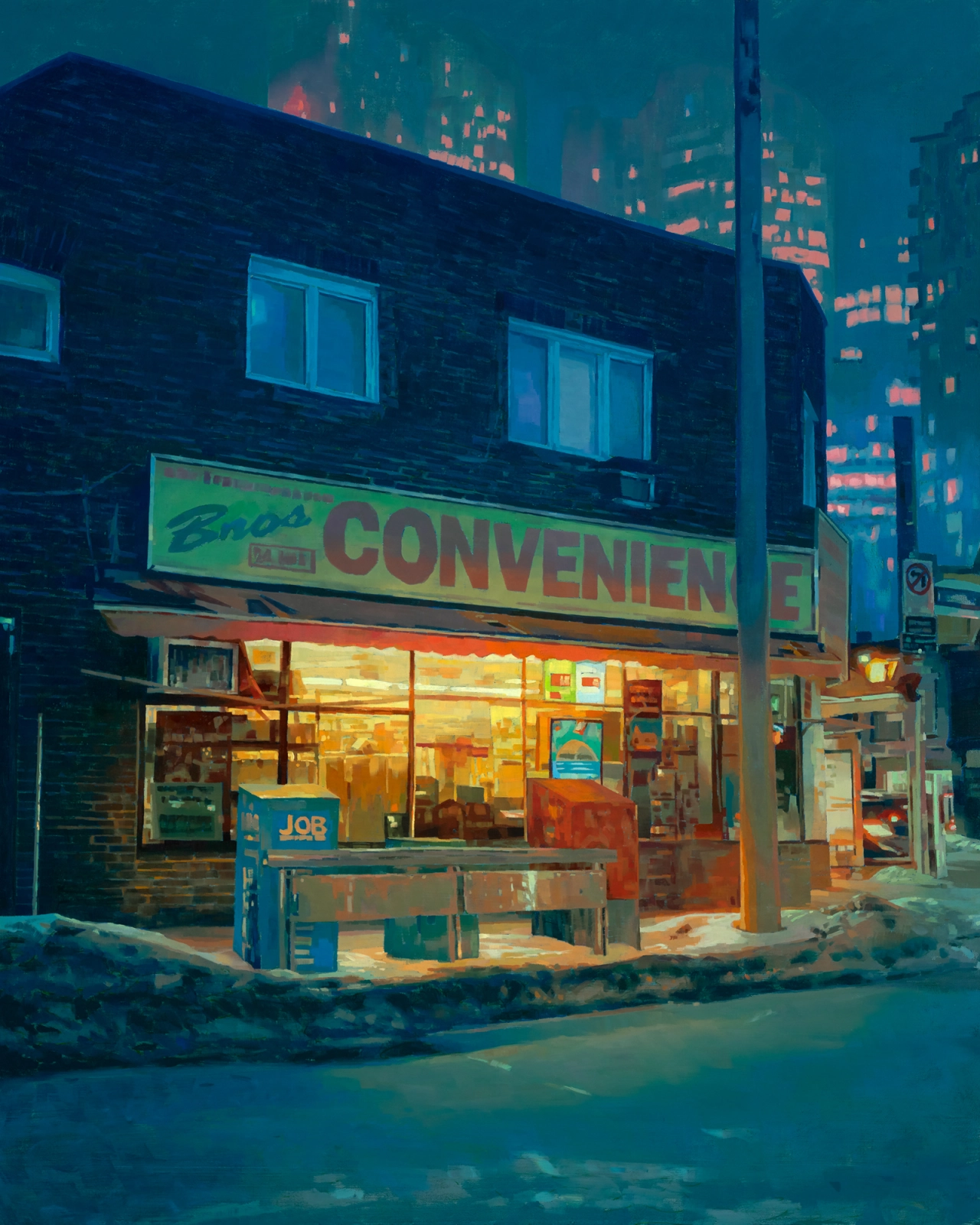 Keita Morimoto, Past and Future, 2019, acrylic and oil on linen, 60 x 48 in., courtesy of Nicholas Metivier Gallery, Toronto