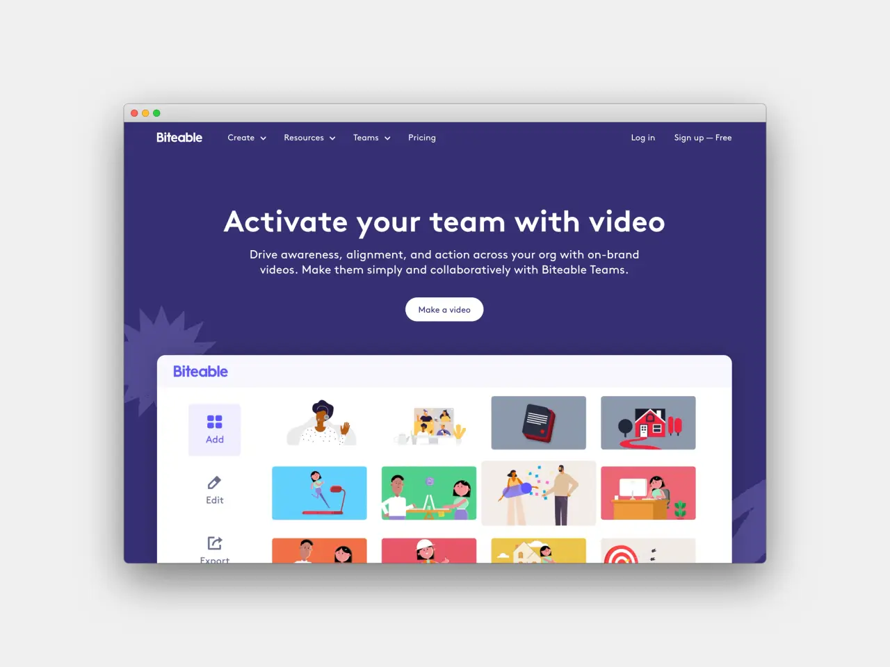 Biteable, video maker