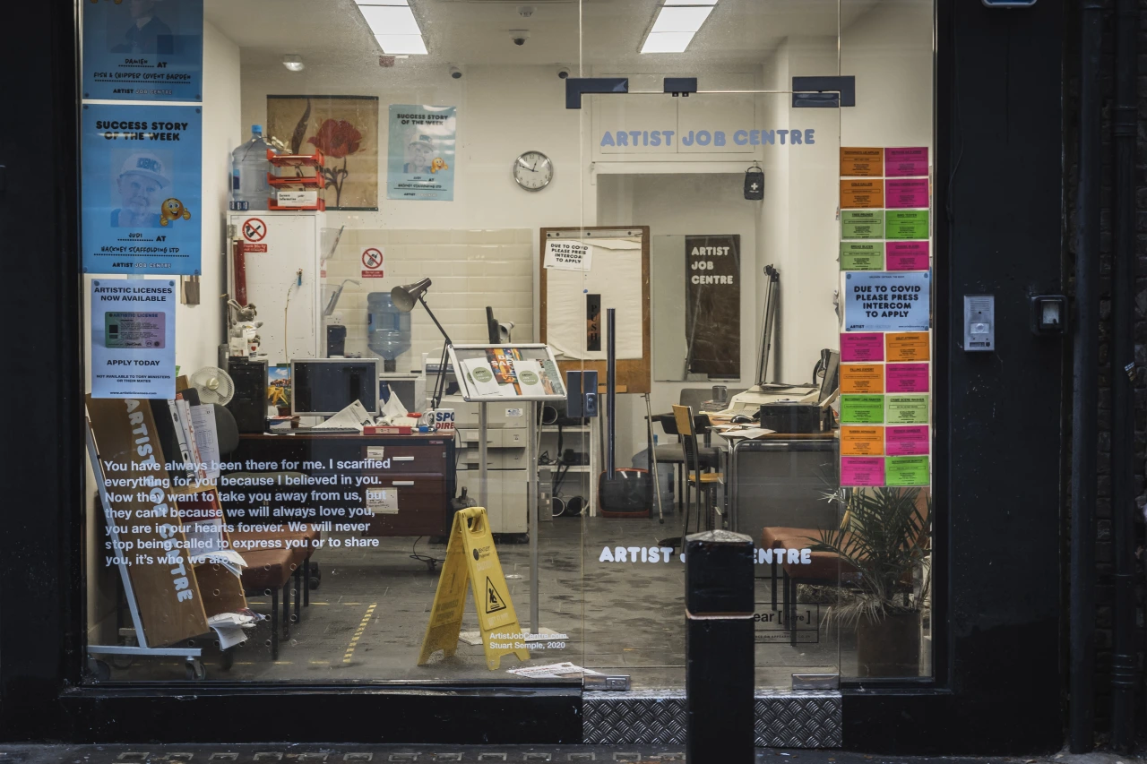 Stuart Semple, Artist Job Centre. Photo: Jamie James
