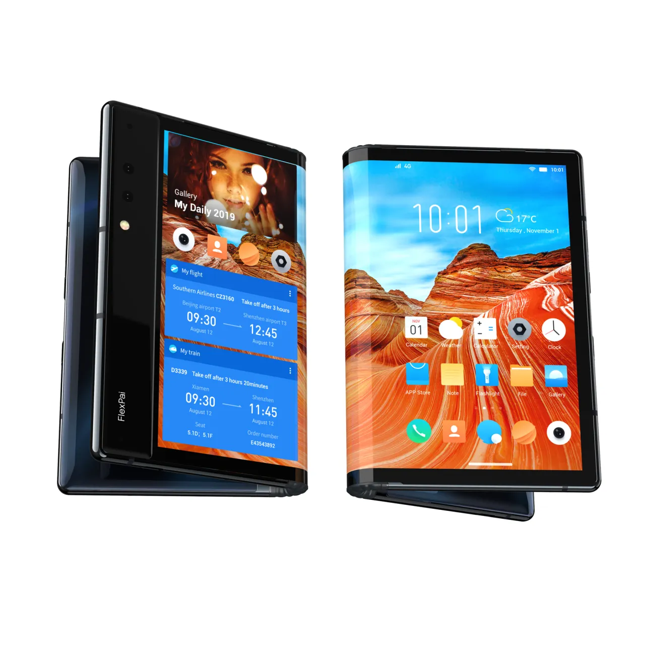 Flexpai Foldable Smartphone by Royole Corporation. Winner in the Digital and Electronic Devices Design Category, 2018-2019.
