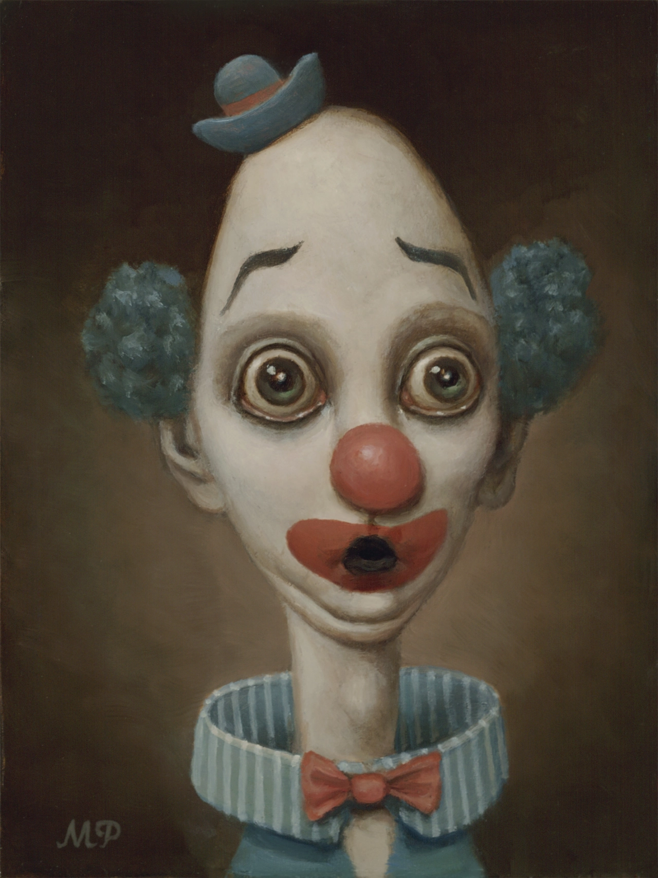 From the series Red Clown, Blue Clown © Marion Peck