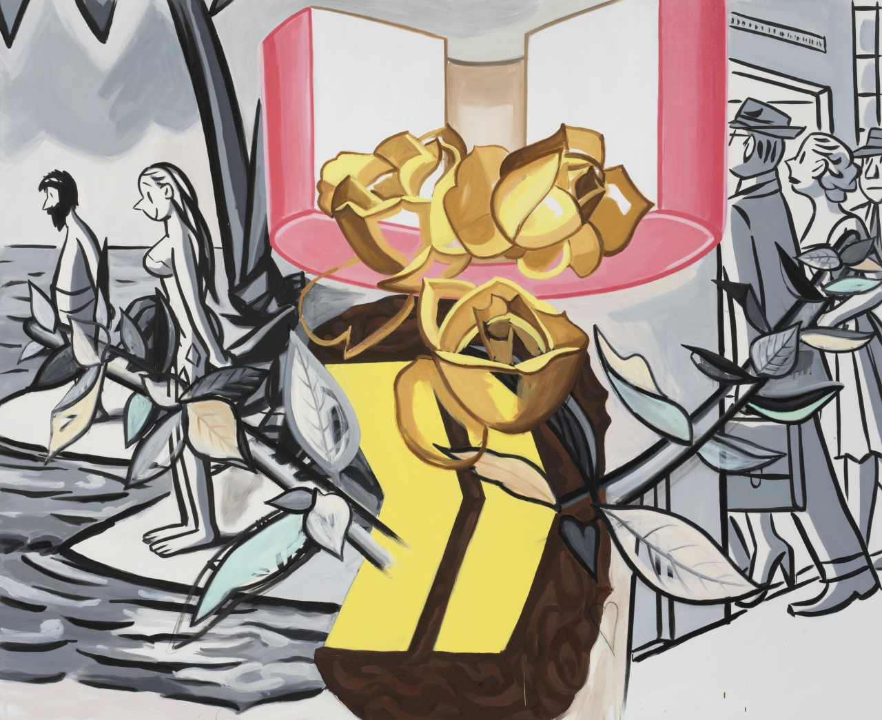Serenade, 2019. © David Salle / ADAGP, Paris, 2020 Courtesy of Galerie Thaddaeus Ropac, London, Paris, Salzburg. Photos: John Berens