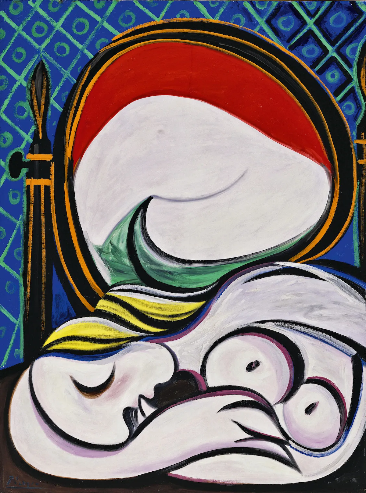 Pablo Picasso The Mirror (Le miroir) 1932 Oil paint on canvas 1300 x 970 mm Private Collection © Succession Picasso/ DACS London, 2017
