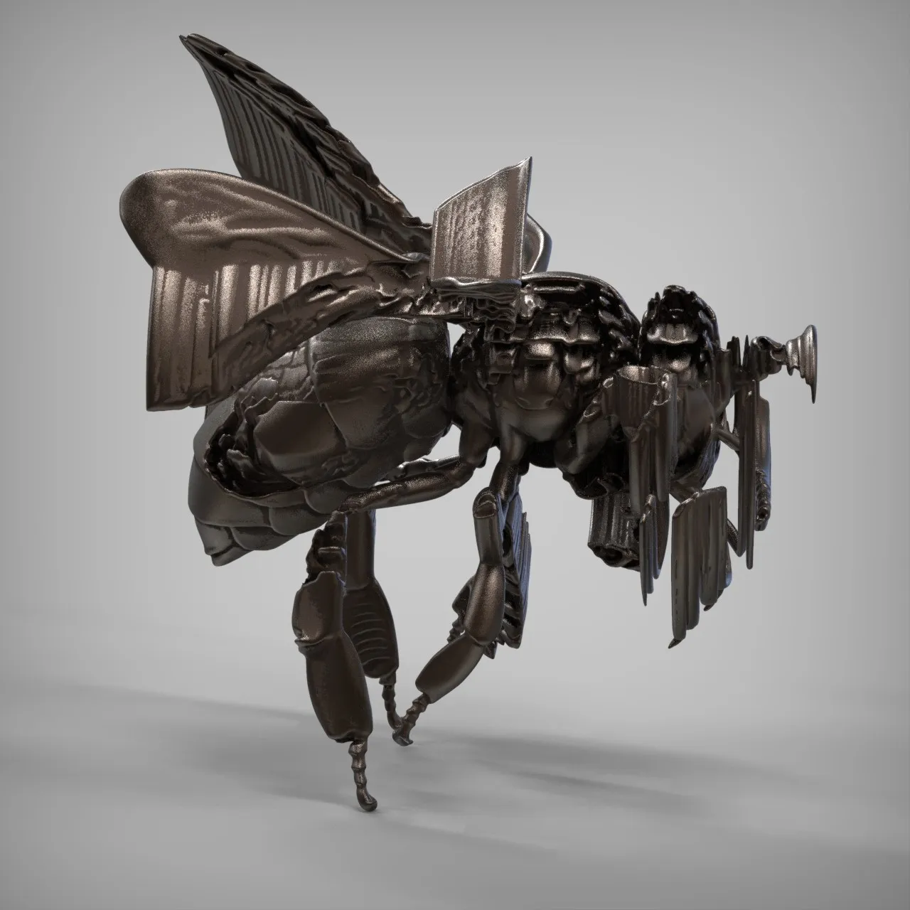 Ai-Da's bee sculpture